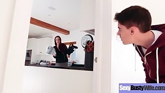 Hard-Core Sex Action With Big Round Bosoms Housewife (Emma Butt) Clip-08 Clip.