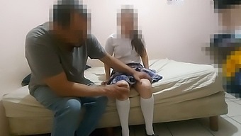 Mexican Schoolgirl And Neighbor Plot To Get A Gift And Have Sex With A Young Man From Sinaloa In A Homemade Video
