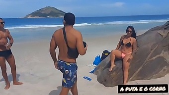 Nudism Beach Gets Wild During Photo Shoot With Two Black People