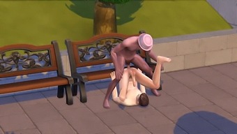 Sims 4: Hot Gay Action In The Park