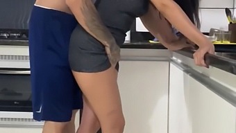 A Steamy Affair In The Kitchen With My Wife - Onlyfans Video
