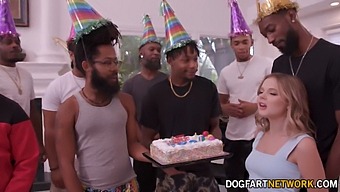 Coco Lovelock'S Birthday Surprise - 11 Big Black Cocks