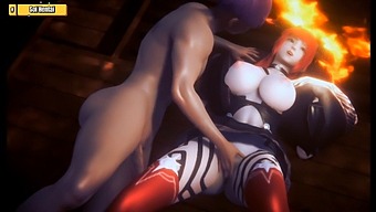 Experience The Ultimate Pleasure With Hentai 3d'S Big Boob Fire Dragon