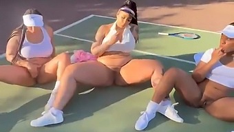 Competing Tennis Sluts Reach Orgasmic Climax