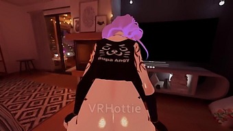 Experience A Sensual Lap Dance And Intimate Cock Rub On The Couch In Virtual Reality