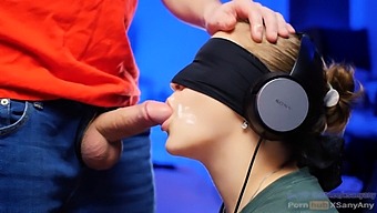 Blindfolded Teen Explores Taste And Pleasure In 4k