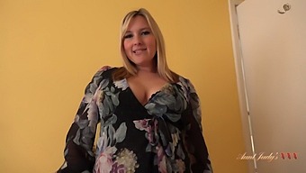 Pov Video With Curvy Aunt Judy And Her Big Assets