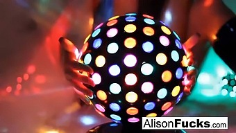 Alison Tyler, A Busty Beauty, Dances At The Disco