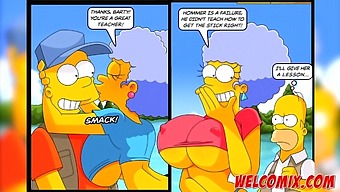 Enjoy The Finest Cartoon Porn Featuring The Simpson Family And Their Hentai Adventures!