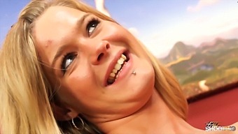 Klara, A Busty And Attractive Blonde, Eagerly Gives Oral Pleasure And Swallows Semen As An Alternative To A Professional Photoshoot