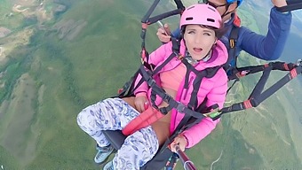 Verified Amateurs Experience Female Ejaculation During Extreme Paragliding Adventure