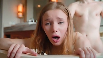 Russian Teen Confronts Stepsister In Bathroom In Hd Video