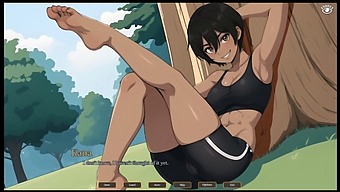 First-Time Anal Adventure For Cute Girlfriend In Hentai Game