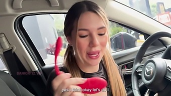 Dani Ortiz'S Big Ass Vibrates In This Car Sex Video