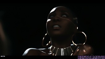 Ai-Created Erotic Content Featuring A Latin Woman Under The Control Of An African Deity Who Engages In Oral Sex With Her Followers