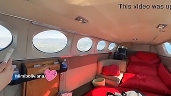 Jack Rippher And His Partner Indulge In Intimate Activities At High Altitude Aboard A Private Jet, Offering An Aerial View Of Las Vegas, While Showcasing His Impressive Endowment.
