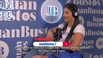 Juan Bustos Podcast Features Intense Vagina Penetration With Colombian Beauty Salome Gil
