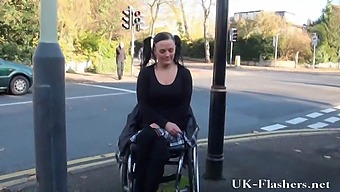Public Display Of Exhibitionism By Disabled Adult Performer