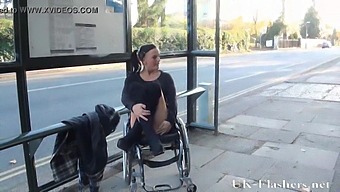 Public Display Of Exhibitionism By Disabled Adult Performer