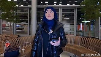 Nadja, A Veiled Iranian, Engages In Anal Sex In A Toilet And Corridor As Payment For A Plane Ticket